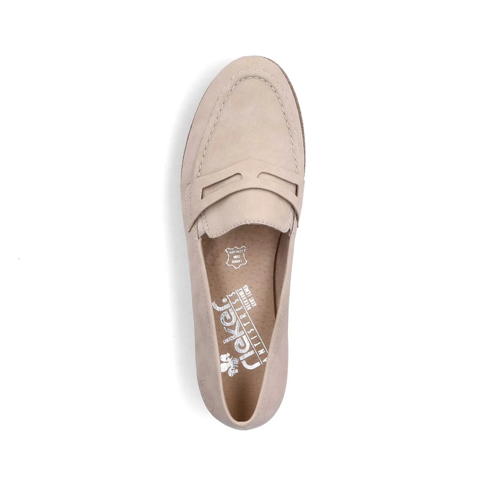 Rieker Business Shoes-Women'S Loafers Light Beige
