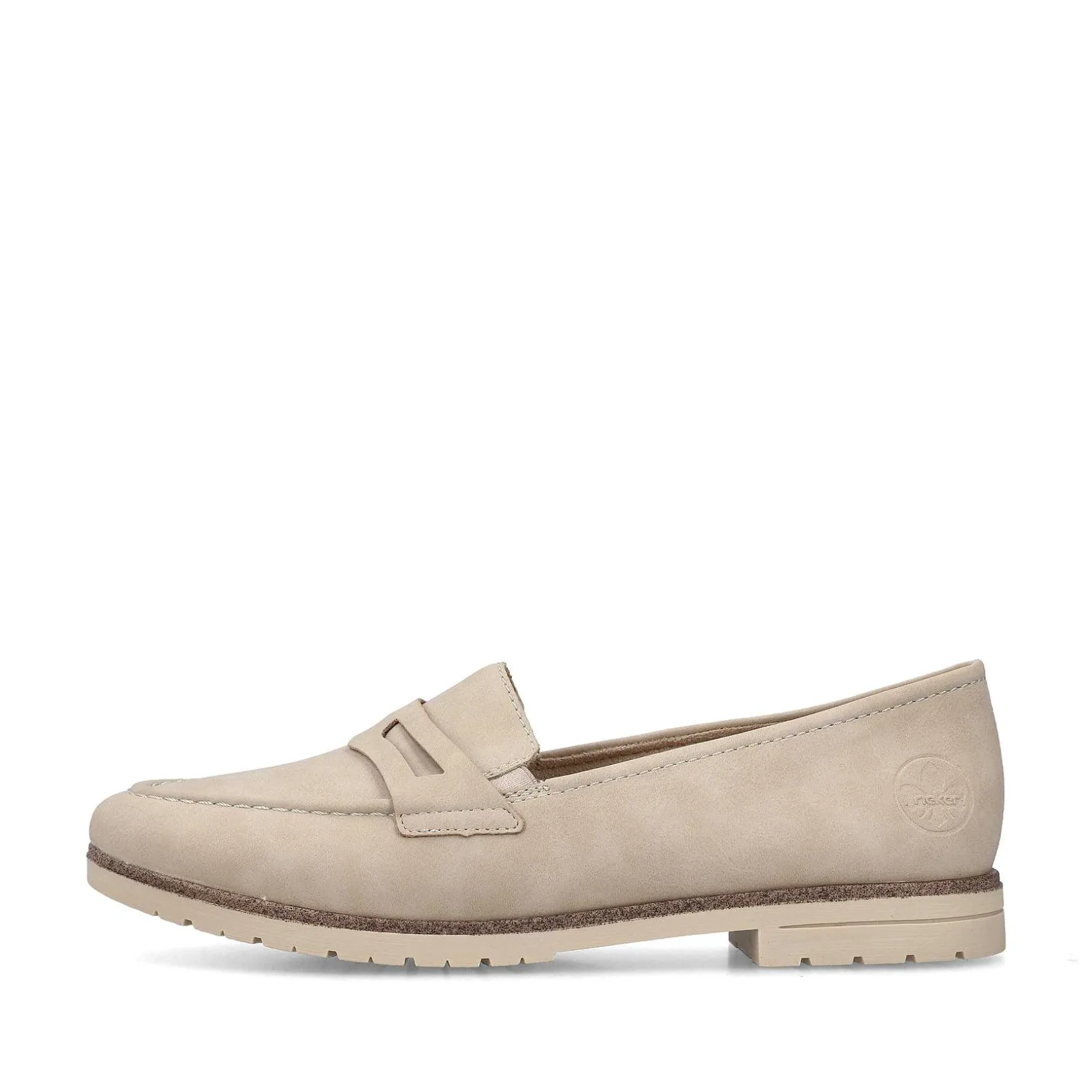 Rieker Business Shoes-Women'S Loafers Light Beige