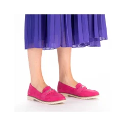 Rieker Business Shoes-Women'S Loafers Magenta
