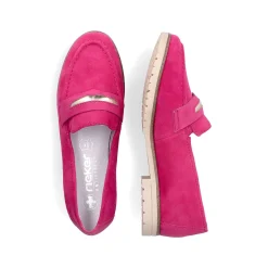 Rieker Business Shoes-Women'S Loafers Magenta