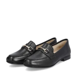 Rieker Loafers & Ballerinas-Women'S Loafers Midnight Black