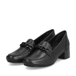 Rieker Business Shoes-Women'S Loafers Midnight Black