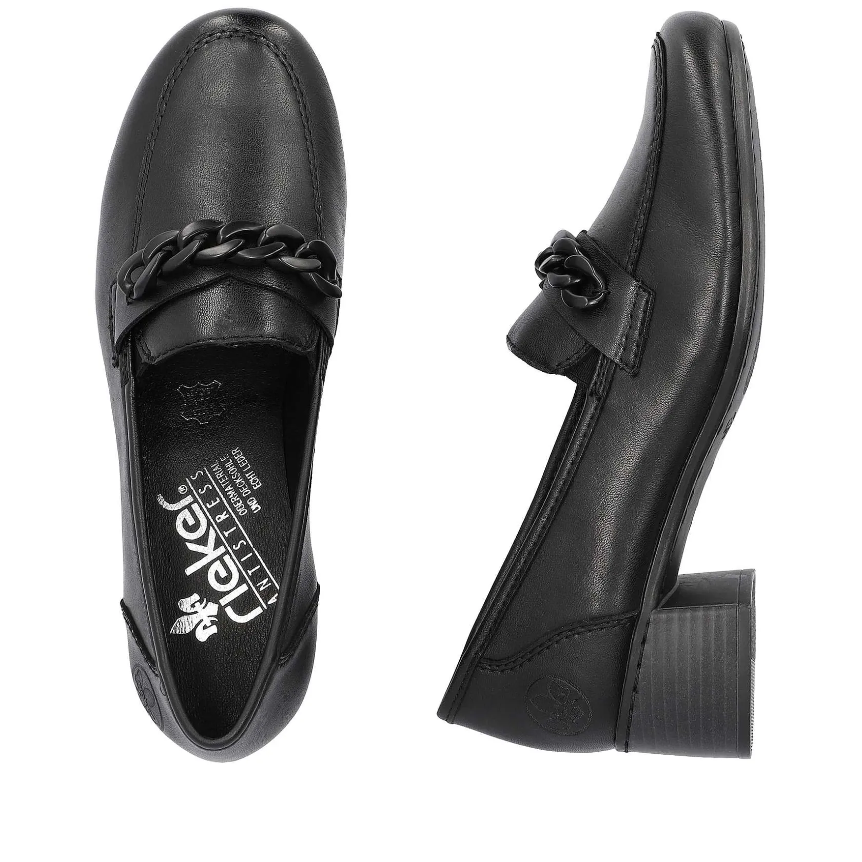 Rieker Business Shoes-Women'S Loafers Midnight Black