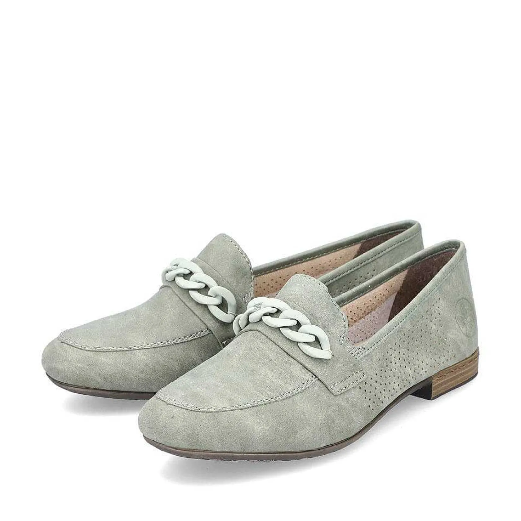 Rieker Colorful Styles-Women'S Loafers Mint Green