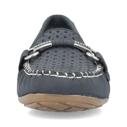 Rieker Business Shoes-Women'S Loafers Navy Blue