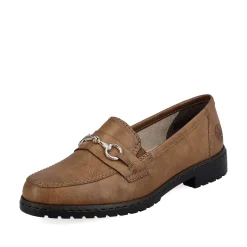 Rieker Loafers & Ballerinas-Women'S Loafers Nougat Brown