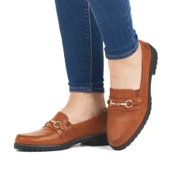 Rieker Loafers & Ballerinas-Women'S Loafers Nougat Brown