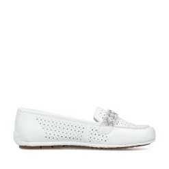 Rieker Business Shoes-Women'S Loafers Pure White