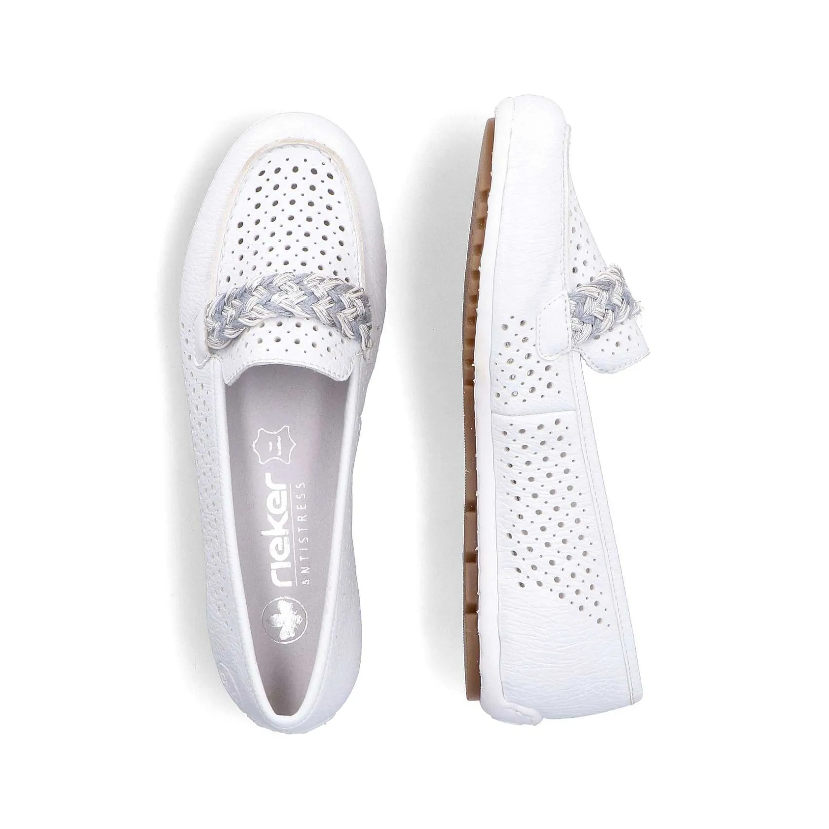 Rieker Business Shoes-Women'S Loafers Pure White