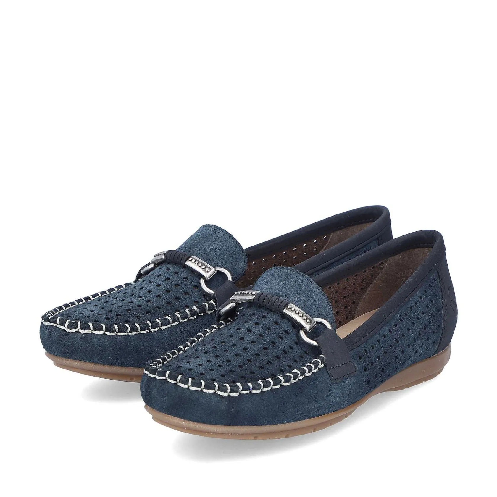 Rieker Loafers & Ballerinas-Women'S Loafers Slate Blue