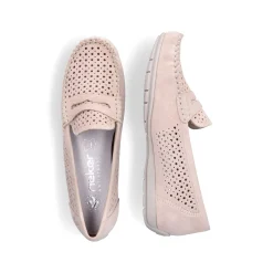 Rieker Loafers & Ballerinas-Women'S Loafers Soft Pink