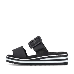 Rieker Mules & Slippers-Women'S Mules Asphalt Black