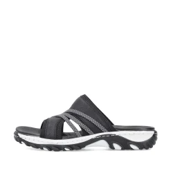 Rieker Mules & Slippers-Women'S Mules Asphalt Black