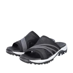 Rieker Mules & Slippers-Women'S Mules Asphalt Black