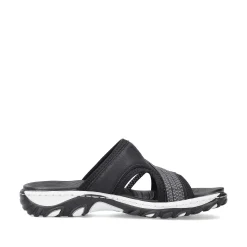 Rieker Mules & Slippers-Women'S Mules Asphalt Black