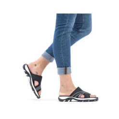 Rieker Mules & Slippers-Women'S Mules Asphalt Black