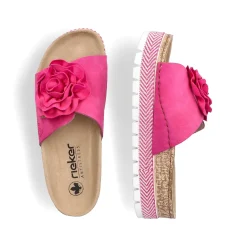 Rieker Colorful Styles-Women'S Mules Blood Pink