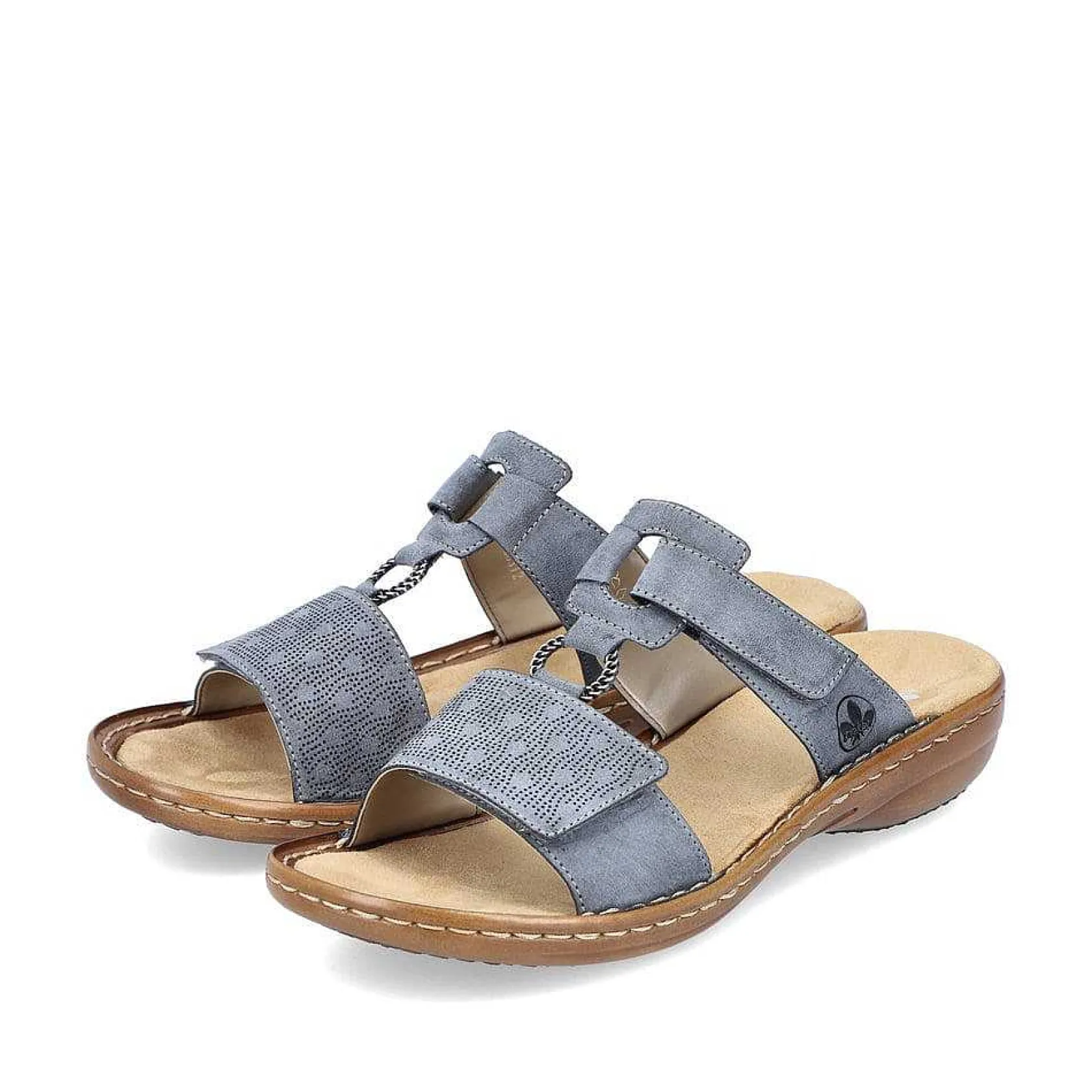 Rieker Mules & Slippers-Women'S Mules Blue Gray
