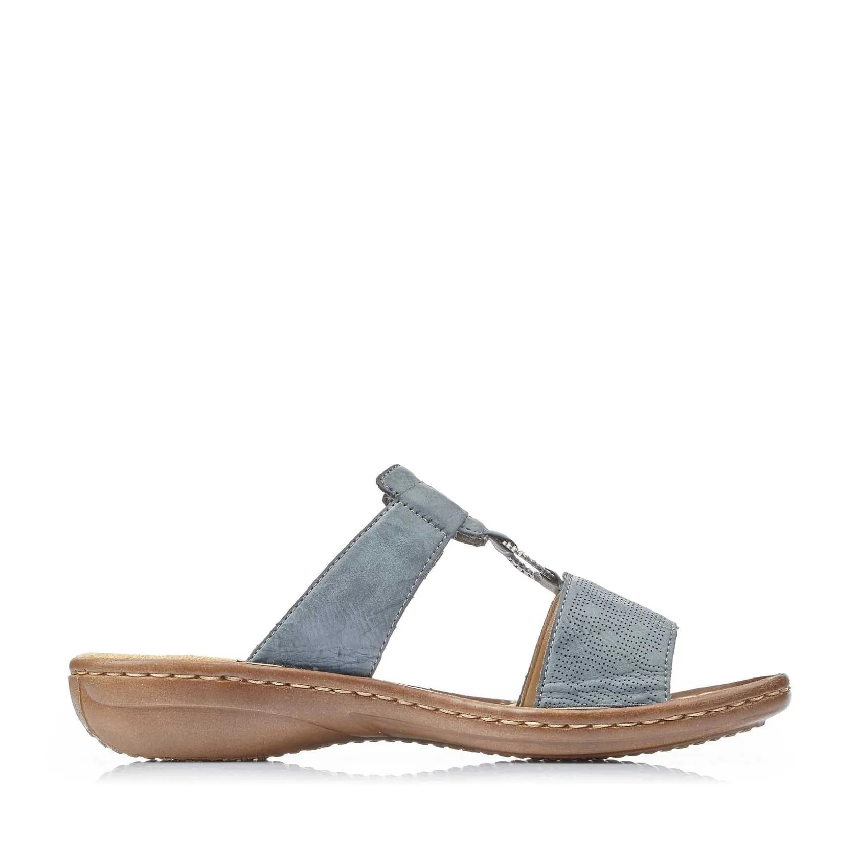 Rieker Mules & Slippers-Women'S Mules Blue Gray