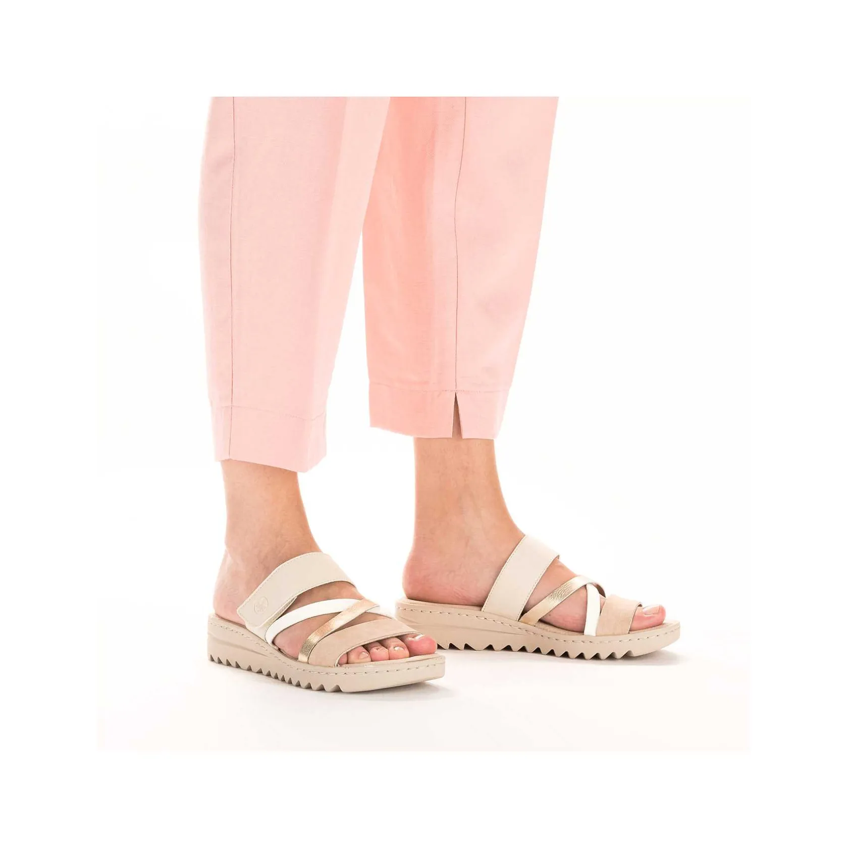Rieker Mules & Slippers-Women'S Mules Champagne Soft Pink