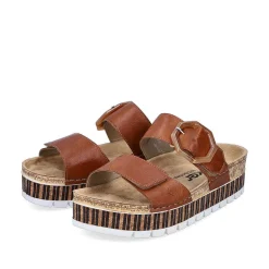 Rieker Mules & Slippers-Women'S Mules Chestnut Brown