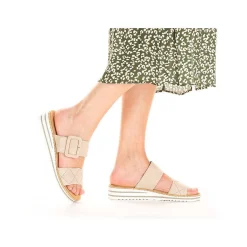 Rieker Mules & Slippers-Women'S Mules Cream Beige