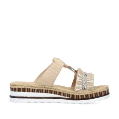 Rieker Mules & Slippers-Women'S Mules Cream Beige