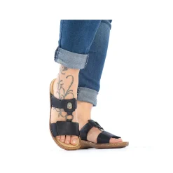 Rieker Mules & Slippers-Women'S Mules Deep Black
