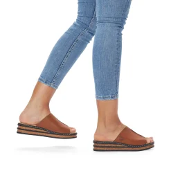 Rieker Mules & Slippers-Women'S Mules Espresso Brown