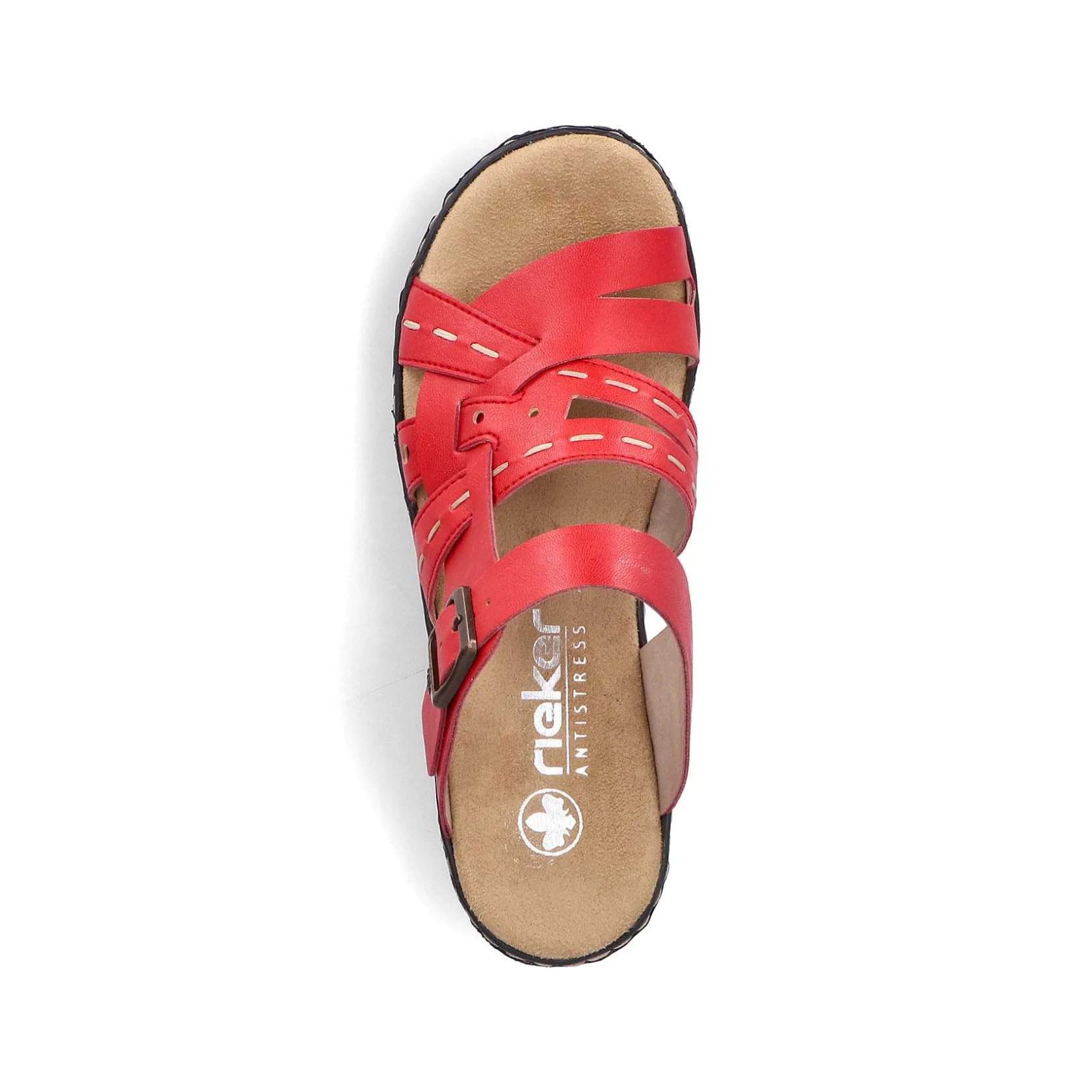 Rieker Colorful Styles-Women'S Mules Fire Red
