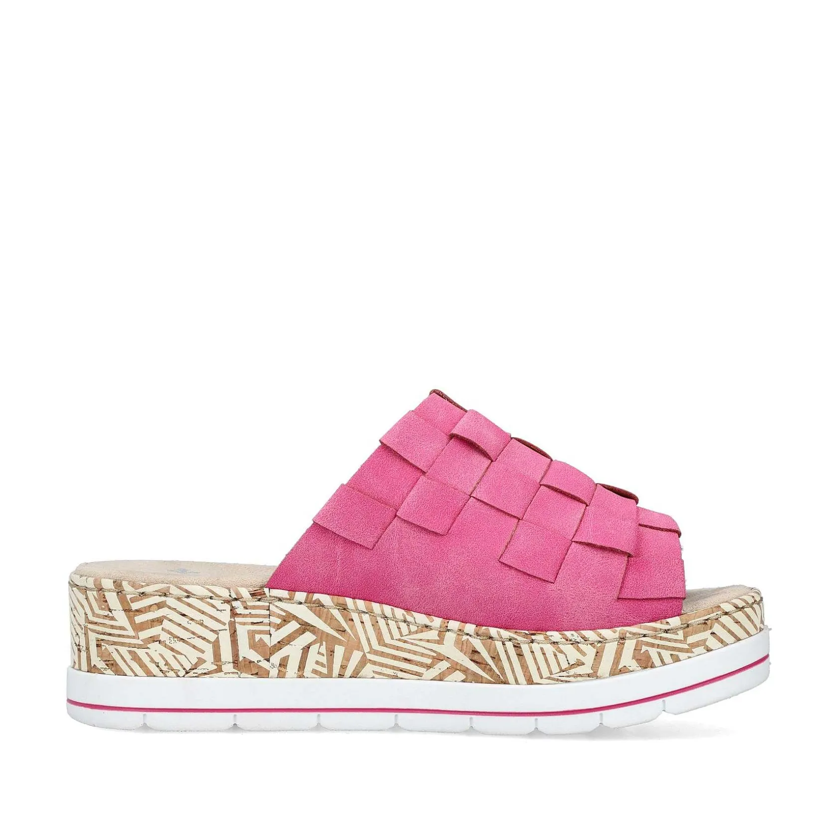 Rieker Vegan-Women'S Mules Flamingo Pink