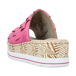 Rieker Vegan-Women'S Mules Flamingo Pink
