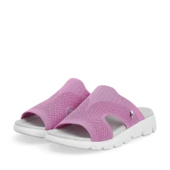 Rieker Colorful Styles-Women'S Mules Flamingo Pink