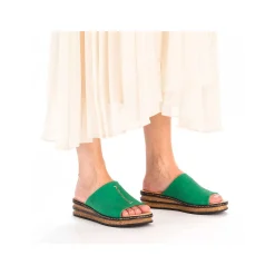 Rieker Colorful Styles-Women'S Mules Grass Green