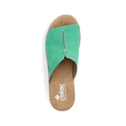 Rieker Colorful Styles-Women'S Mules Grass Green