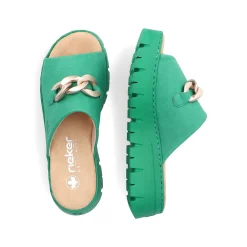 Rieker Colorful Styles-Women'S Mules Grass Green
