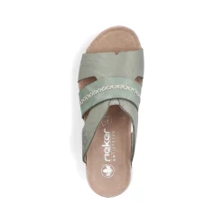 Rieker Mules & Slippers-Women'S Mules Green Gray