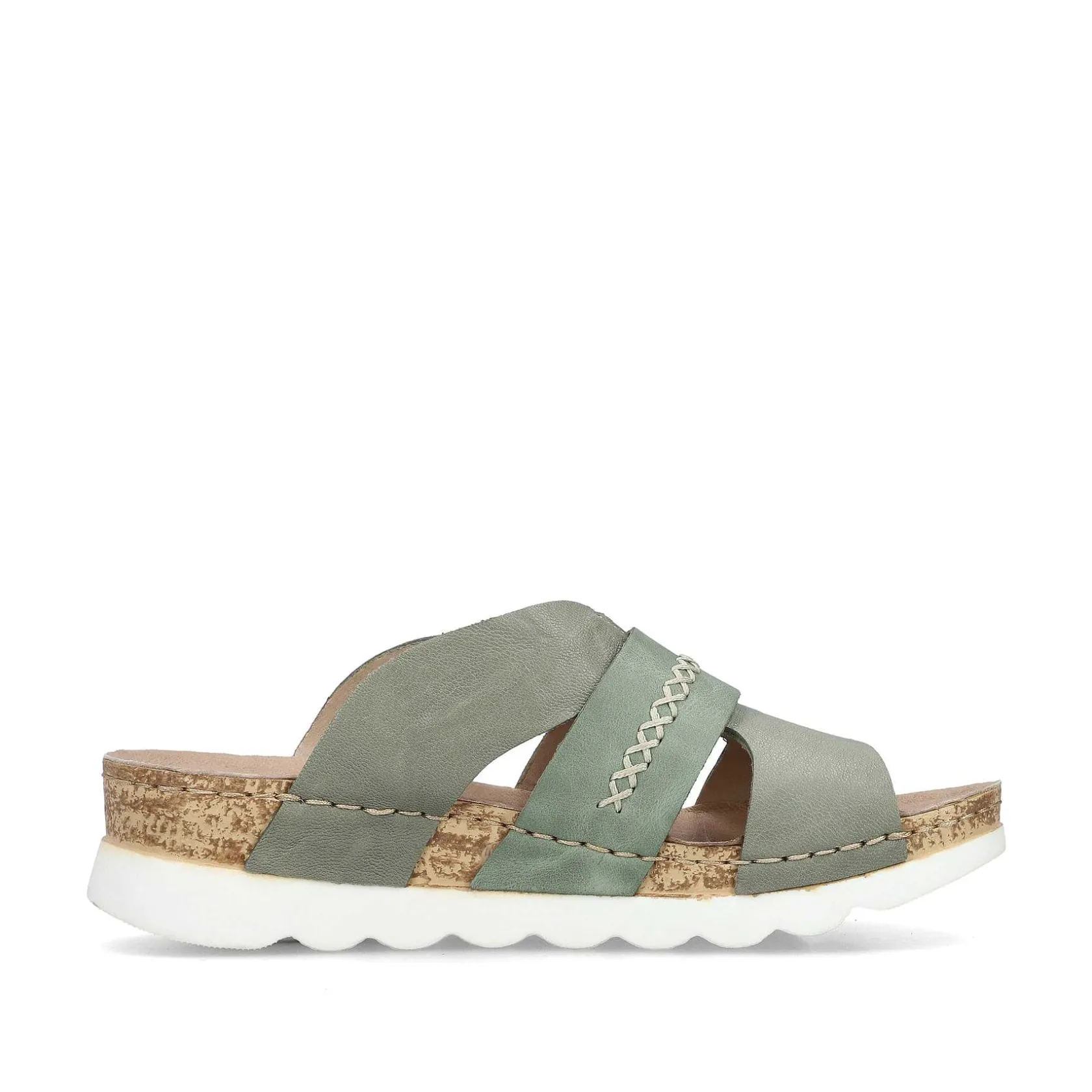 Rieker Mules & Slippers-Women'S Mules Green Gray