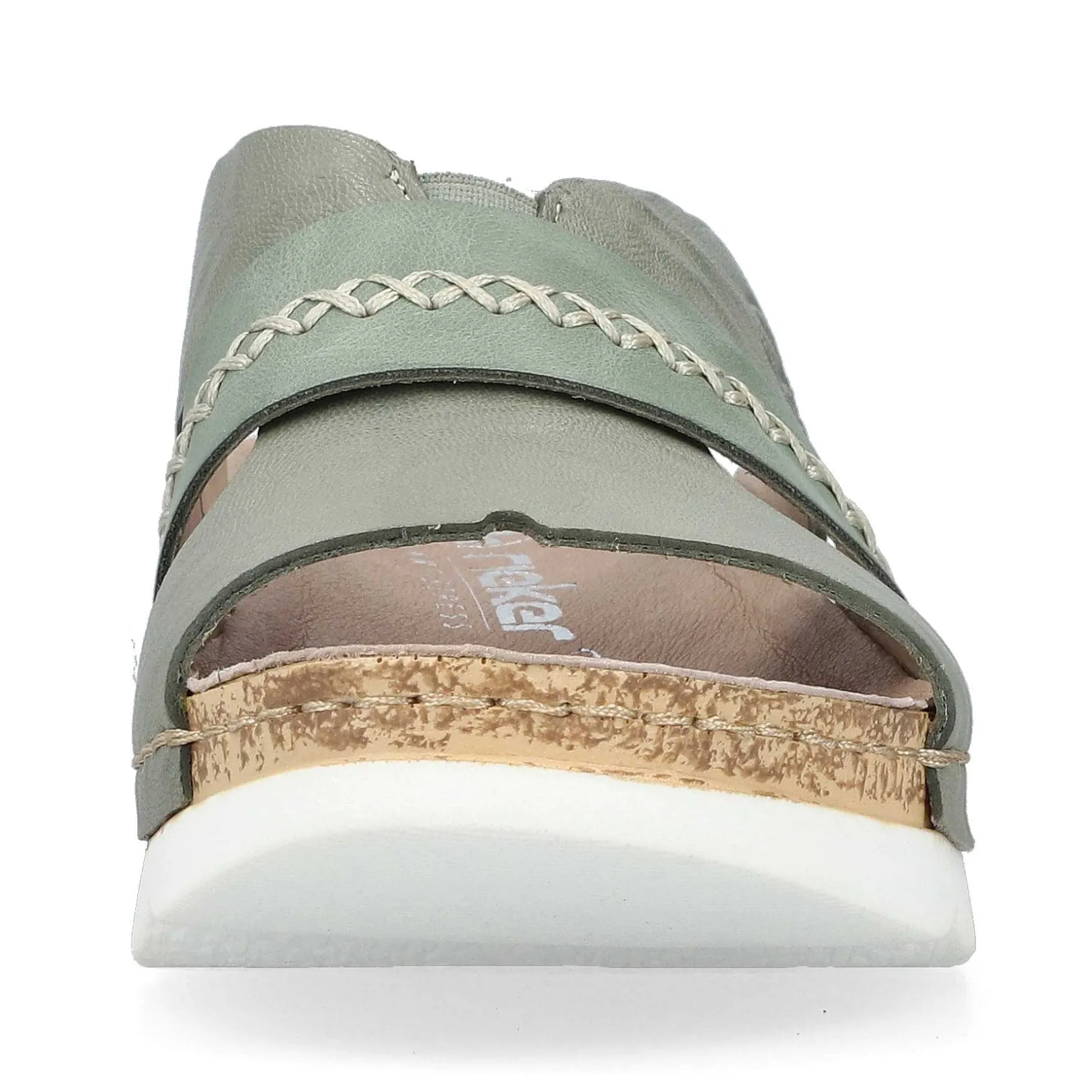 Rieker Mules & Slippers-Women'S Mules Green Gray