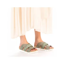 Rieker Mules & Slippers-Women'S Mules Green Gray