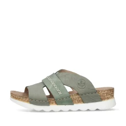 Rieker Mules & Slippers-Women'S Mules Green Gray