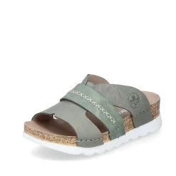 Rieker Mules & Slippers-Women'S Mules Green Gray
