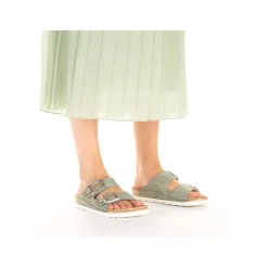 Rieker Mules & Slippers-Women'S Mules Khaki Green