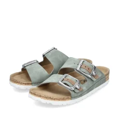 Rieker Mules & Slippers-Women'S Mules Khaki Green
