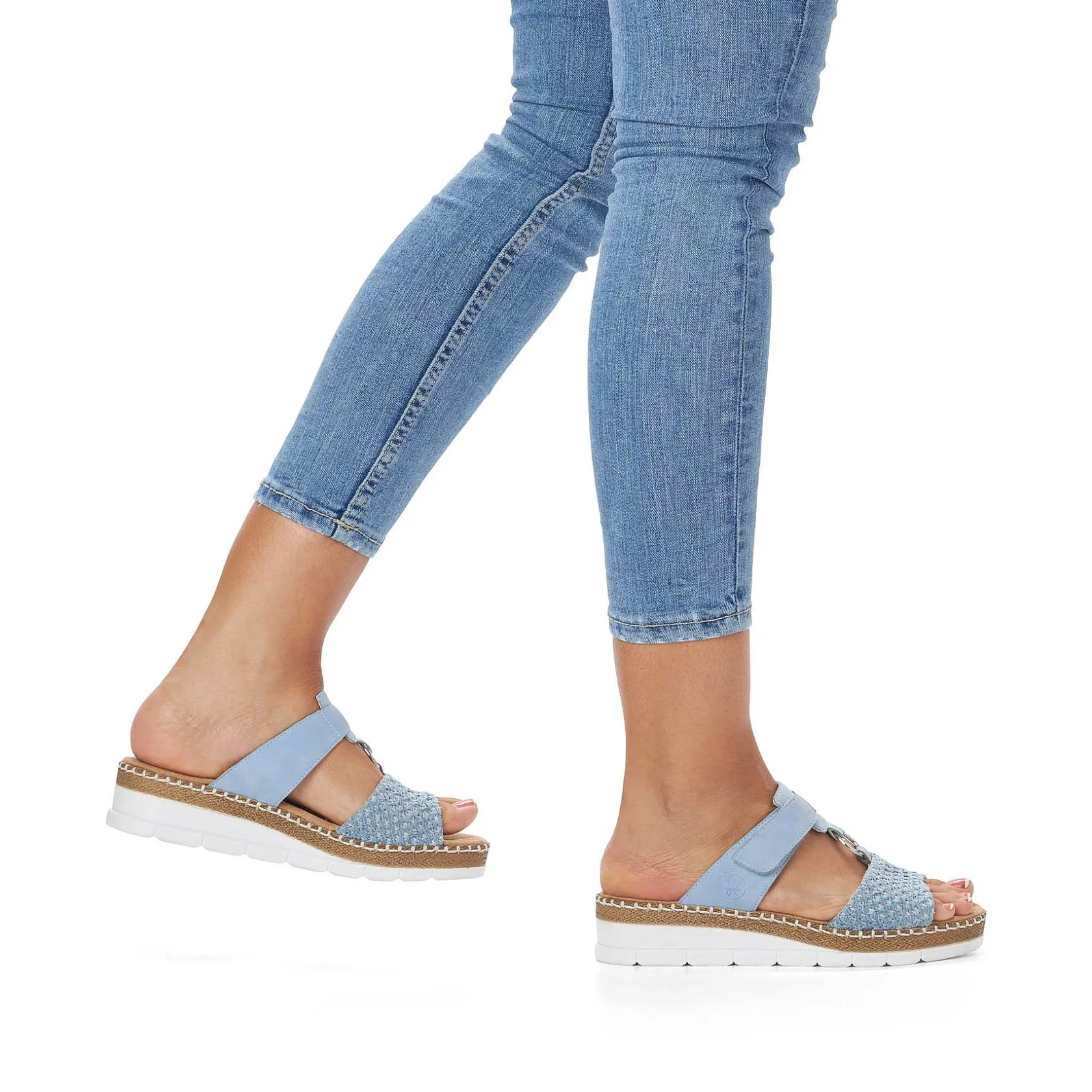 Rieker Mules & Slippers-Women'S Mules Light Blue