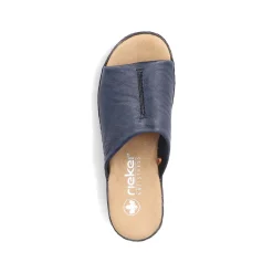 Rieker Summer Shoes-Women'S Mules Navy Blue