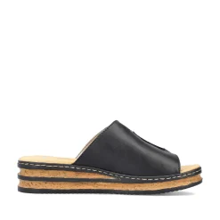 Rieker Summer Shoes-Women'S Mules Night Black