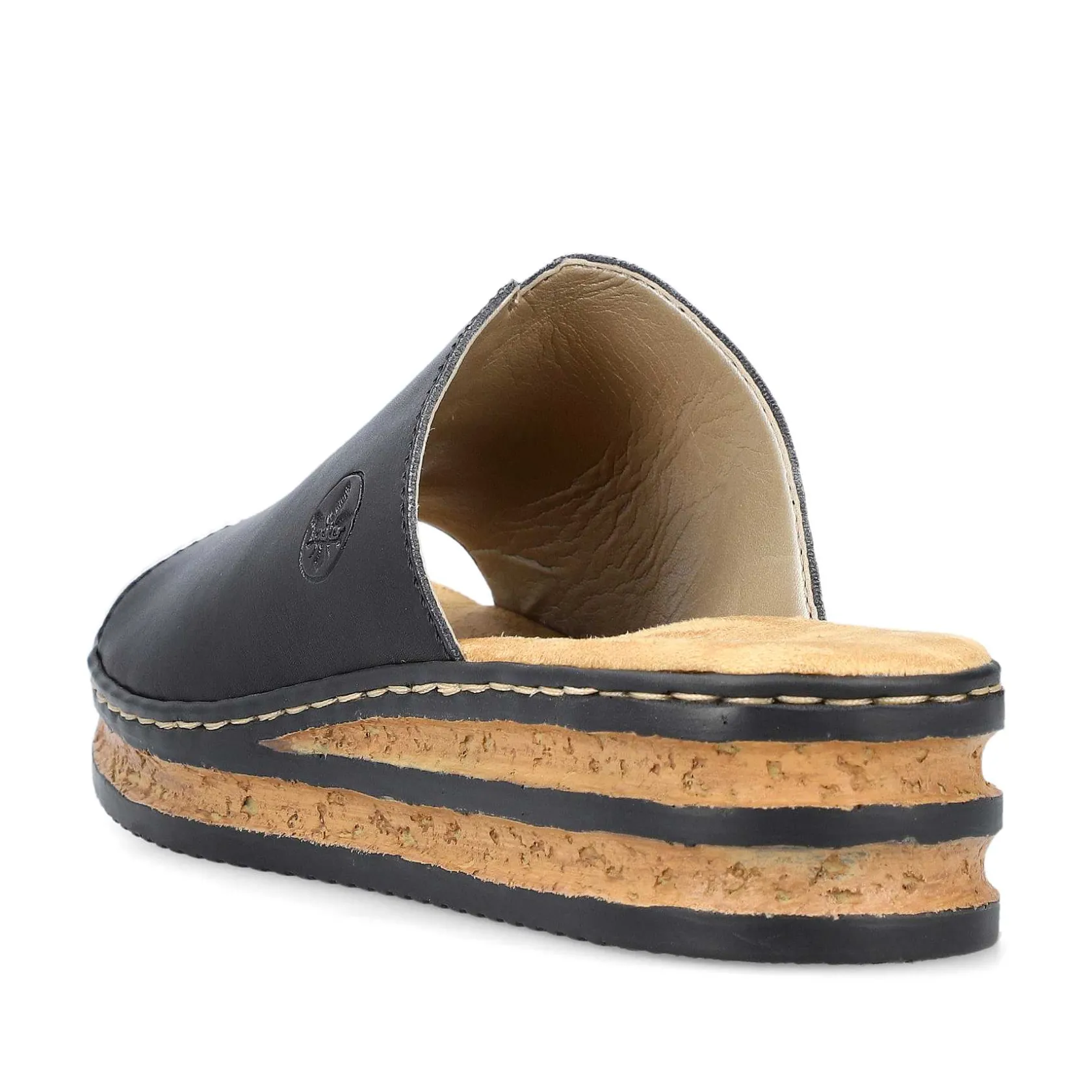 Rieker Summer Shoes-Women'S Mules Night Black