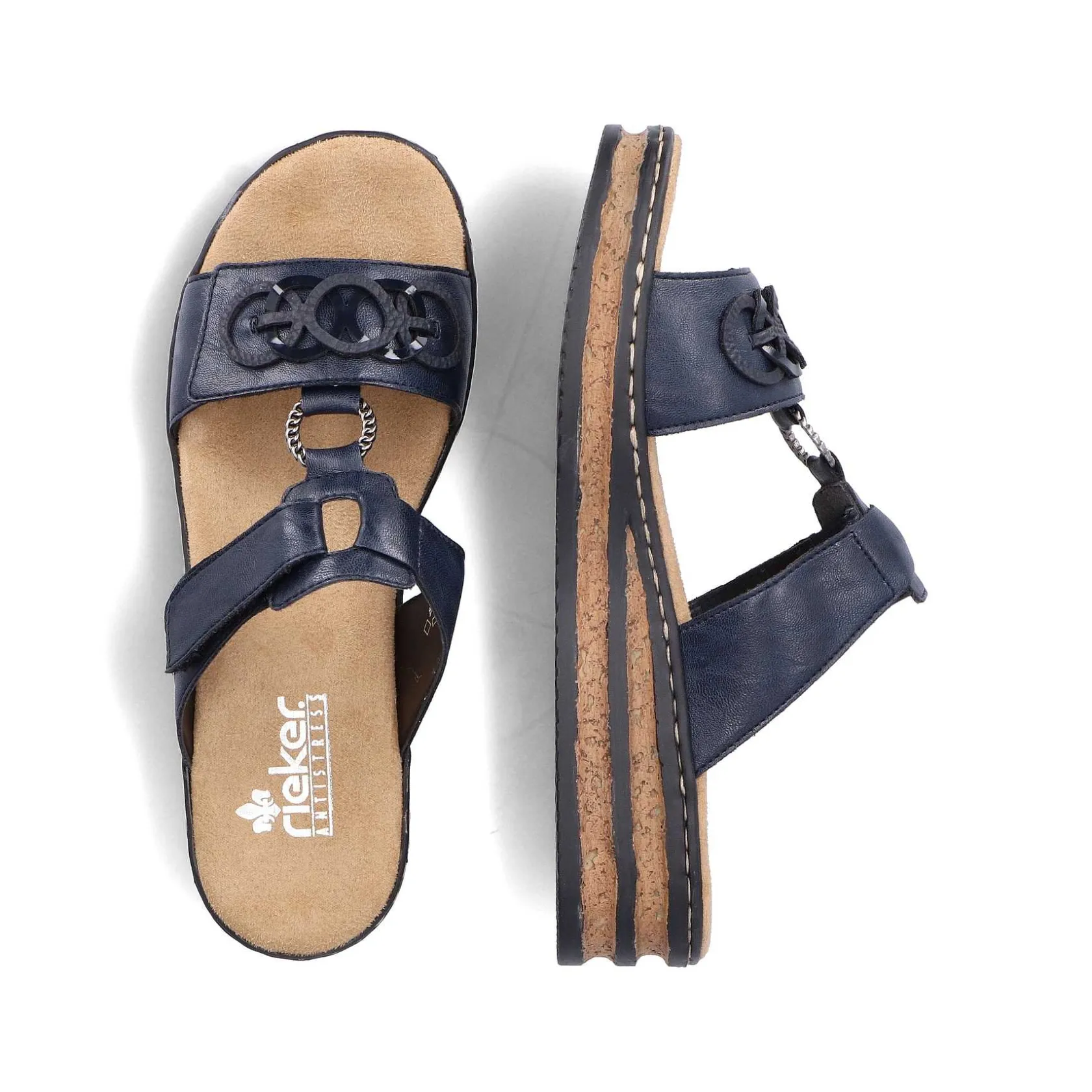 Rieker Mules & Slippers-Women'S Mules Pacific Blue