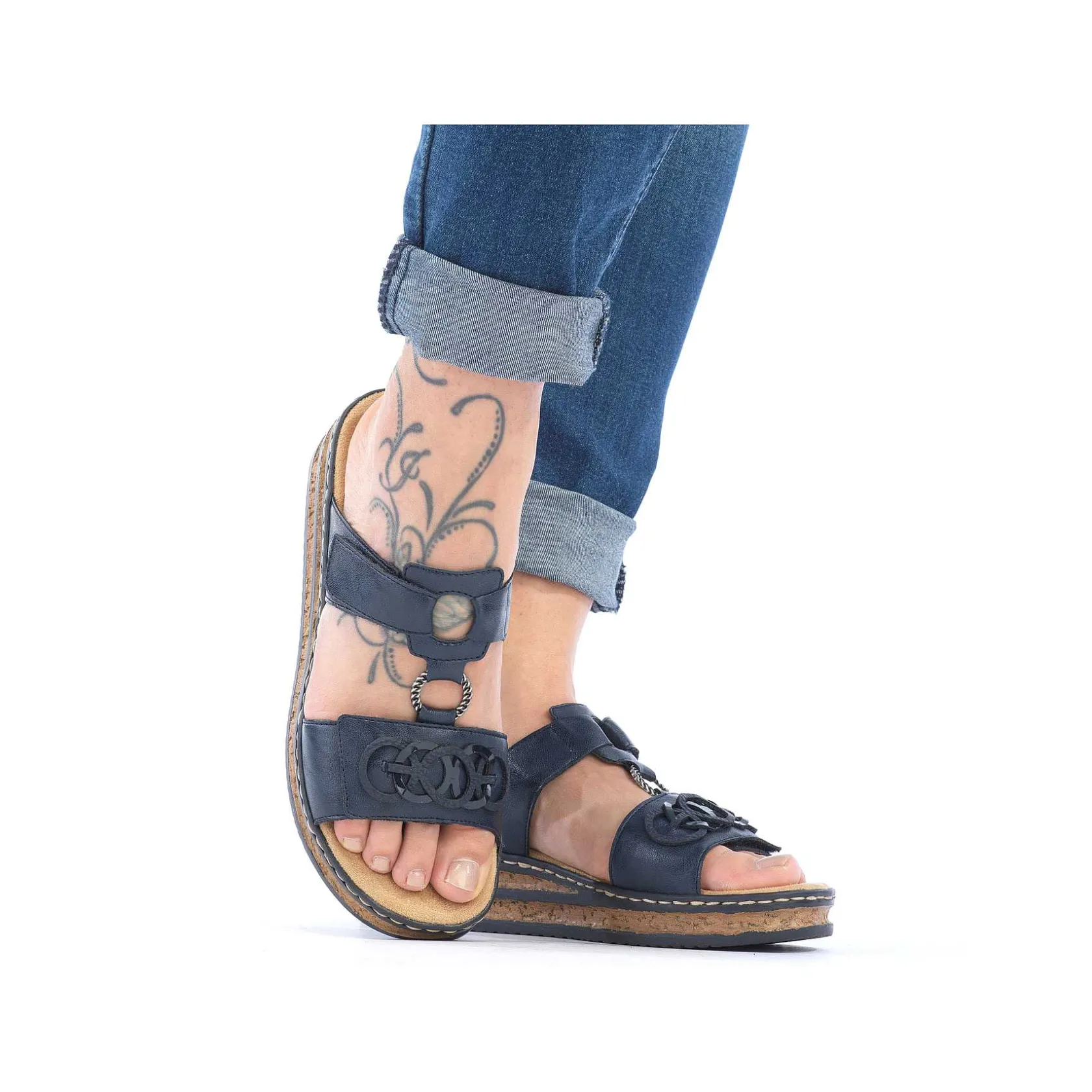 Rieker Mules & Slippers-Women'S Mules Pacific Blue